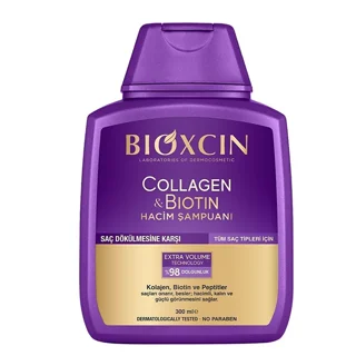 شامپو مو بیوکسین Collagen Biotin حجم 300 میلی لیتر