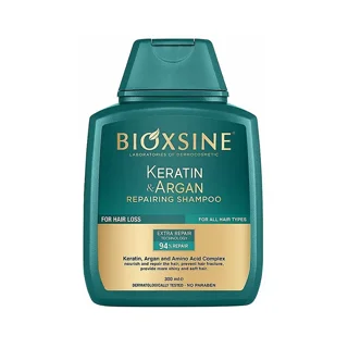 شامپو مو بیوکسین مدل Keratin & Argan حجم ۳۰۰ میلی لیتر